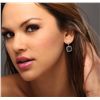 Image 6 : 18KT White Gold 2.50ctw Black Diamond Earrings