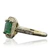 Image 4 : 14KT Yellow Gold 2.07ct Emerald and Diamond Ring