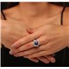 Image 2 : 14KT White Gold 2.23ct Tanzanite and Diamond Ring