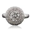 Image 1 : 14KT White Gold GIA Certified 1.96ctw Diamond Ring