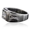 Image 4 : 14KT White Gold 1.47ctw Diamond Ring