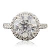 Image 3 : 14KT White Gold 5.02ct EGL Certified Brilliant Cut Diamond Ring