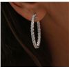 Image 1 : 14KT White Gold 2.97ctw Diamond Earrings