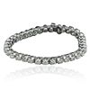 Image 3 : 14KT White Gold 7.03ctw Diamond Tennis  Bracelet