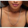 Image 2 : 14KT White Gold 5.67ctw Diamond Necklace