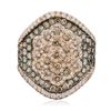 Image 3 : 14KT Rose Gold 2.61ctw Diamond Ring