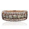 Image 1 : 14KT Rose Gold 1.16ctw Diamond Ring