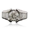 Image 1 : Platinum 2.93ctw Diamond Ring