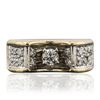 Image 1 : 18KT Yellow Gold 0.45ctw Diamond Ring