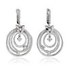 Image 1 : 14KT White Gold 1.74ctw Diamond Earrings