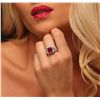 Image 1 : 14KT White Gold 5.58ct Ruby and Diamond Ring