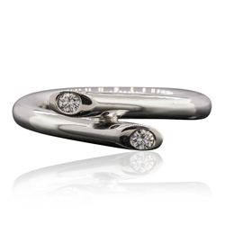 Platinum 0.09ctw Diamond Ring