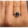 Image 3 : 14KT White Gold 2.37ctw Black Diamond Ring