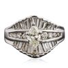 Image 3 : 14KT White Gold 2.82ctw Diamond Ring