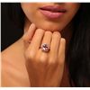 Image 1 : 14KT Rose Gold 2.51ct Tourmaline and Diamond Ring