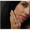Image 5 : 14KT White Gold 5.08ct Tanzanite and Diamond Ring