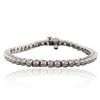 Image 3 : 14KT White Gold 2.89ctw Diamond Tennis  Bracelet