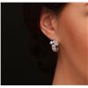 Image 1 : 18KT White Gold 1.52ctw Diamond Earrings