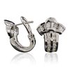 Image 4 : 18KT White Gold 1.52ctw Diamond Earrings