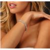 Image 2 : 14KT White Gold 15.06ctw Diamond Tennis Bracelet