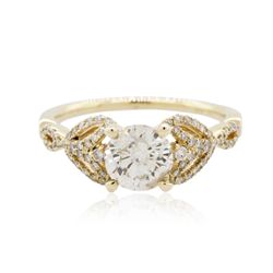 14KT Yellow Gold 1.38ctw Diamond Ring