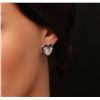 Image 1 : 18KT White Gold 2.88ctw Diamond Earrings