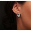 Image 5 : 18KT White Gold 2.88ctw Diamond Earrings