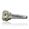 Image 2 : 14KT White Gold 1.15ct SI1/Light Yellow Diamond Ring