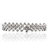 Image 4 : 18KT White Gold 0.65ctw Diamond Bracelet