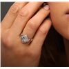 Image 5 : 14KT White Gold 0.76ctw Diamond Ring