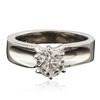 Image 3 : 14KT White Gold 0.95ct Diamond Ring