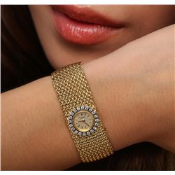 Ladies Piaget 18KT Yellow Gold Diamond Wristwatch