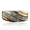 Image 3 : 14KT Yellow Gold 1.12ctw Diamond Ring