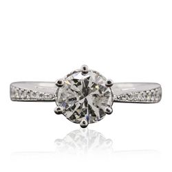 Platinum 1.66ctw Diamond Ring