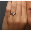 Image 5 : 14KT Two-Tone Gold 0.56ctw Diamond Ring