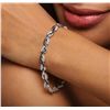 Image 1 : 14KT White Gold 1.63ctw Diamond Bracelet