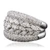 Image 2 : 14KT White Gold 3.87ctw Diamond Ring