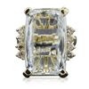 Image 3 : 14KT Yellow Gold 11.26ct Aquamarine and Diamond Ring