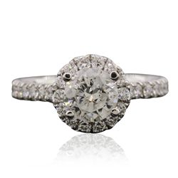 14KT White Gold 1.59ctw Diamond Ring