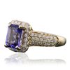 Image 2 : 14KT Yellow Gold 2.07ct Tanzanite and Diamond Ring