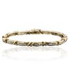 Image 3 : 10KT Yellow Gold 0.42ctw Diamond Bracelet