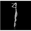 Image 4 : 14KT White Gold 11.42ctw Black Diamond Earrings