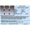 Image 7 : 14KT White Gold 11.42ctw Black Diamond Earrings