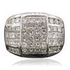 Image 1 : 18KT White Gold 4.65ctw Diamond Ring