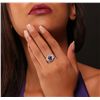 Image 1 : 14KT White Gold 2.63ct Tanzanite and Diamond Ring