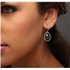 Image 1 : 14KT White Gold 4.72ctw Black Diamond Earrings