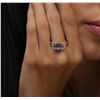 Image 5 : 14KT Yellow Gold 1.41ct Tanzanite and Diamond Ring