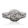 Image 1 : 14KT White Gold 1.17ctw Diamond Ring