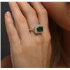 Image 5 : 14KT Yellow Gold 2.63ct Emerald and Diamond Ring