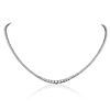 Image 3 : 18KT White Gold 5.25ctw Diamond Necklace